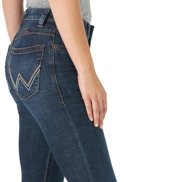 Wrangler Women's Willow Mid Rise Waist Boot Cut Ultimate Riding Jean *NEW* - Picture 2 of 11